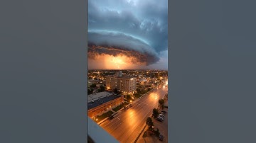 Wall Cloud Formation Caught Before Storm Break