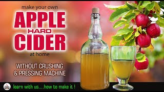 make your own APPLE hard CIDER at home | PURE HOMEMADE APPLE CIDER