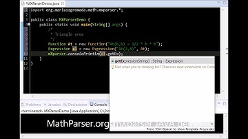 MathParser.org-mXparser live Java demonstration