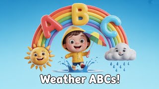 Alphabet Weather Friends 🌈 Learn ABCs with Fun Weather for Toddlers screenshot 3