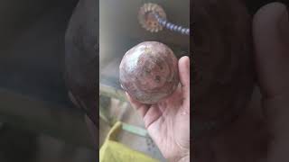 How Agate Spheres Are Made / Rock ball #shorts #crystals