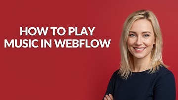 How to Play Music In Webflow - Julia