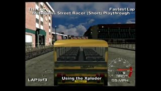 Metropolis Street Racer (Stop Timer) Short Playthrough using the Dreamcast Xploder :D #Dreamcast