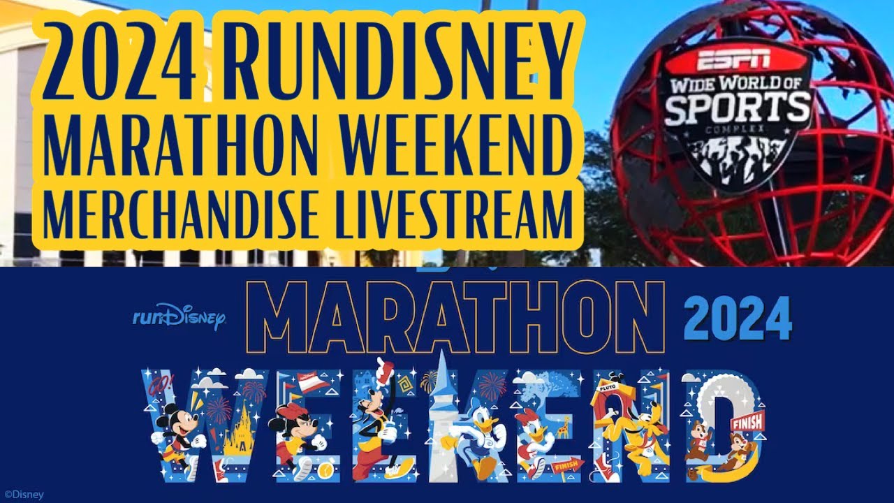 🔴 LIVE RunDisney 2025 Marathon Expo and Merchandise Weekend