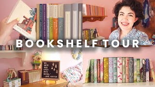 BOOKSHELF TOUR 2020  (lots of classics + jane austen) | BookishPrincess