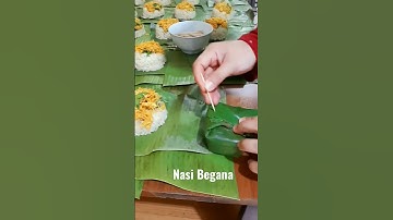 Thumbnail of cara membungkus nasi begana #caramembungkus #nasi