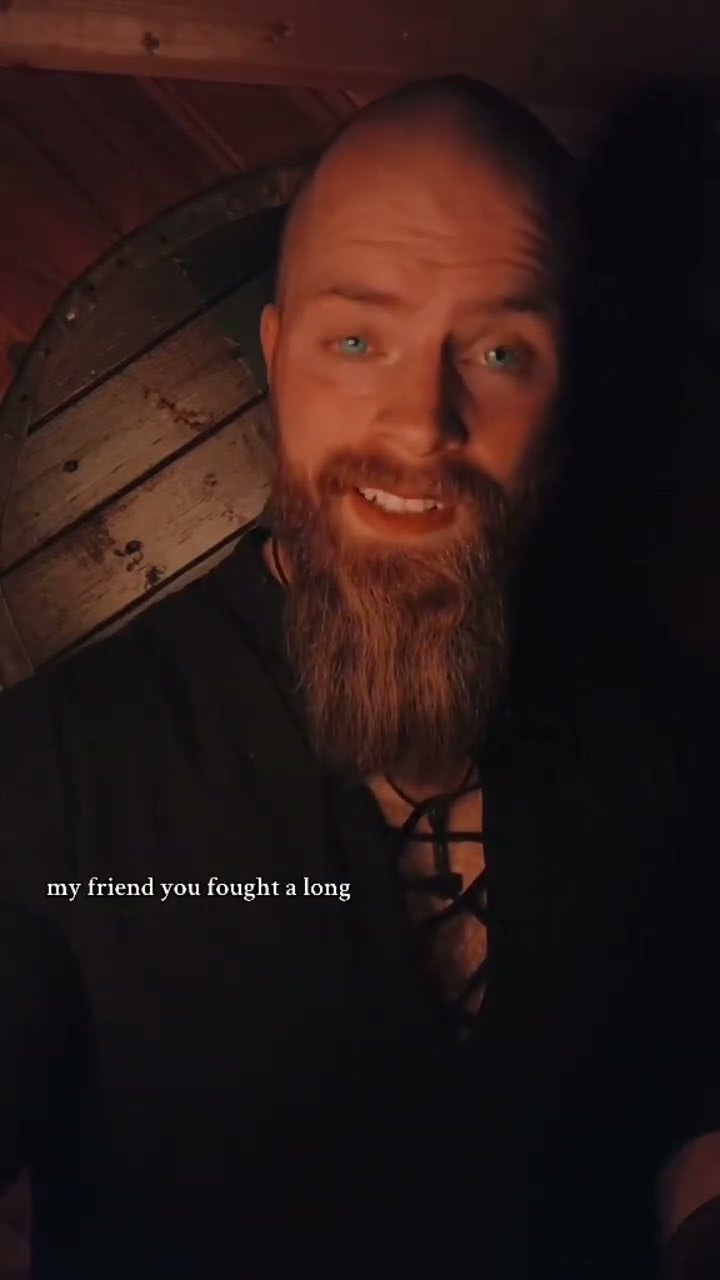 This battle will not last forever my friend, you can rest. #vikings #fantasy #rest #wholesome
