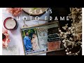 Transparent glass photo frame tutorial for beginners||easy||diy||gift ideas||Malayalam