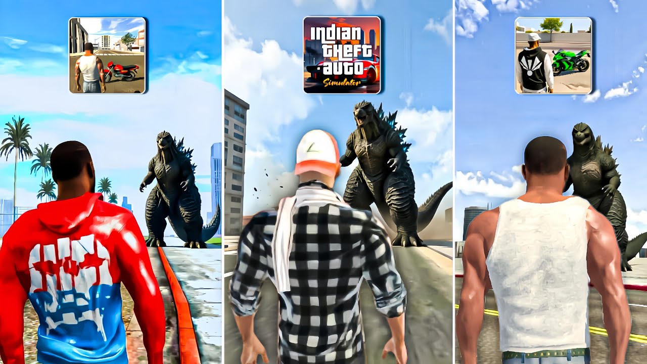 GODZILLA In Indian GTA Games 🤯