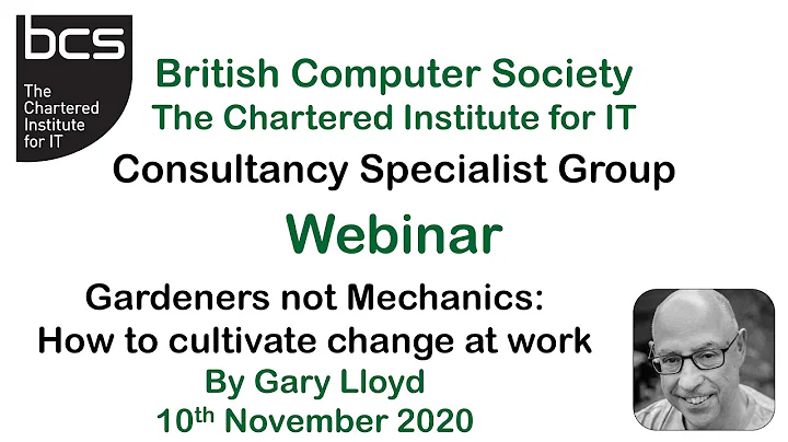 Gardeners not Mechanics: How to cultivate change a...
