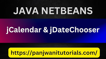 JAVA Netbeans in Hindi #62  | JCalendar and jDatechooser