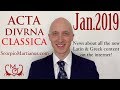 Acta diurna classica jan2019  news about this months latin  greek content on the internet