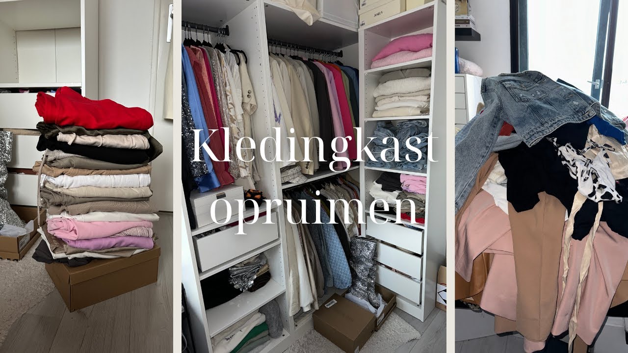 Kledingkast opruimen 🤩 Er gaat weer zoveel weg... 😱