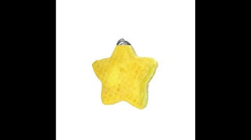 034 Donut star cream 3D model with UV map