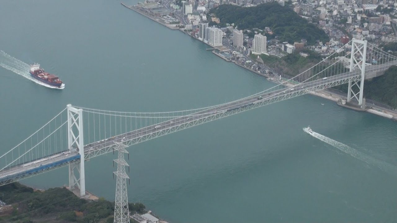 関門橋が開通４０年 あと１００年 へ大改修中 Youtube