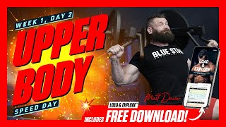 FREE DOWNLOAD!  📖 💪 Week 1, Day 2 - Load &amp; Explode™