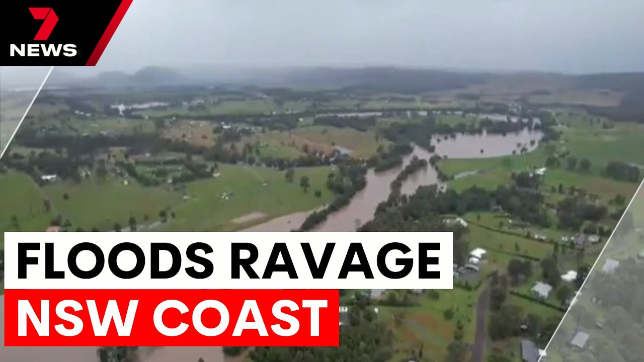 Devastating floods hit mid-north coast of New South Wales | 7NEWS - YouTube