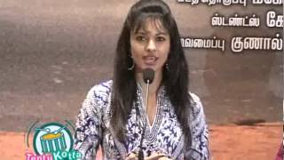Viswaroobammiss Indiapooja Kumars Speech About Dth -Tentukotta