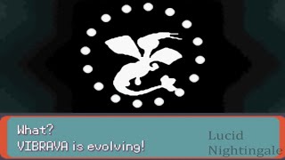 Pokemon Emerald Trapinch Evolves To Vibrava And To Flygon