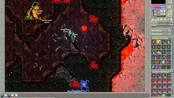 Tibia - Solera Server - Killing Hellhound Boss (Kerberos)
