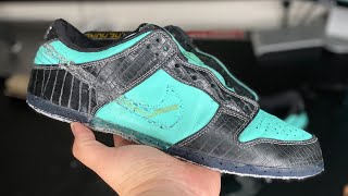 Nike Dunk SB Tiffany Full Restoration (Sole Swap, Swoosh Swap, Deep Clean)