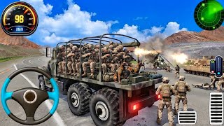 US Off-road New Army Cargo Truck Driving 2026 - Game US Army Truck Transport: 3D Android Gameplay screenshot 4