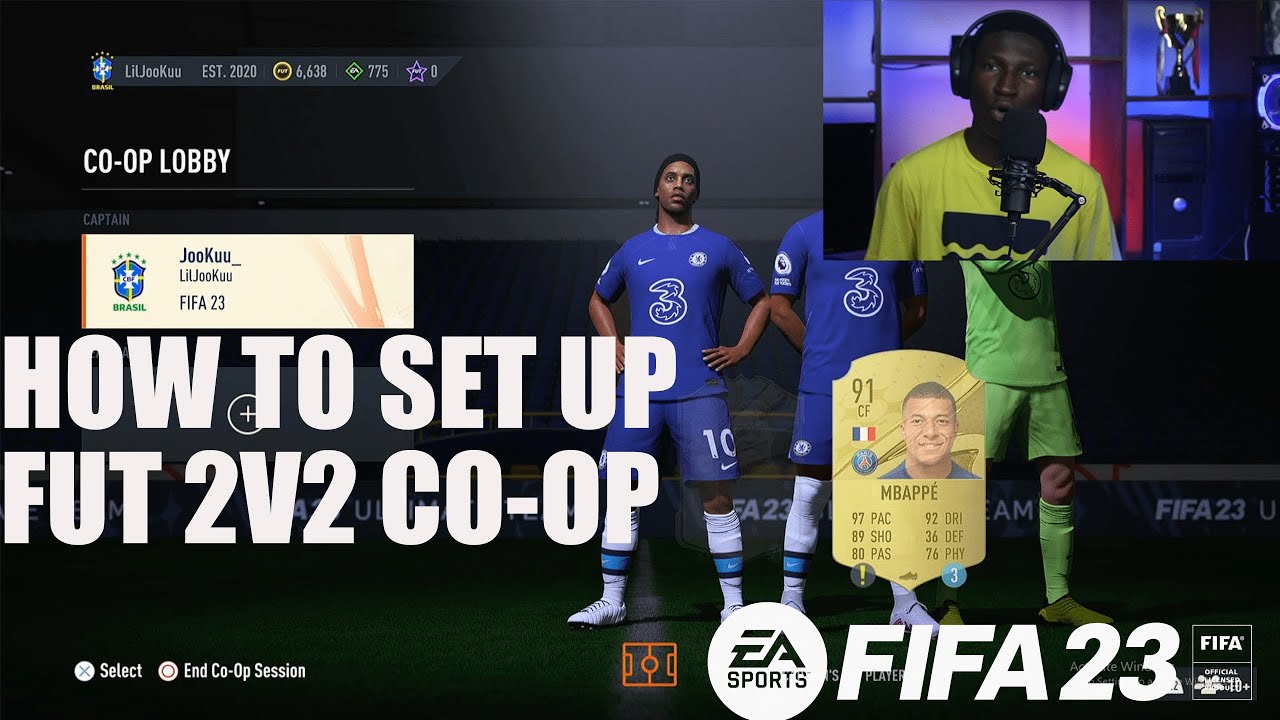 FIFA 23 HOW TO INVITE YOUR FRIEND FUT 2V2 CO-OP SET UP CO-OP RIVALS/FRIENDLY/SQUAD BATTLE IN FUT