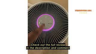 Review Fulminare Air Purifiers For Bedroom H13 Hepa Air Filter Cleaner With Led Light, Timing Settin