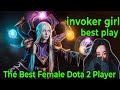 The Best Female Invoker Dota 2 Player | invokergirl Episode 02