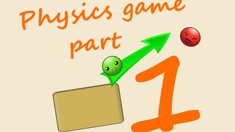 GDevelop tutorial - physics 2 behavior game - part 1