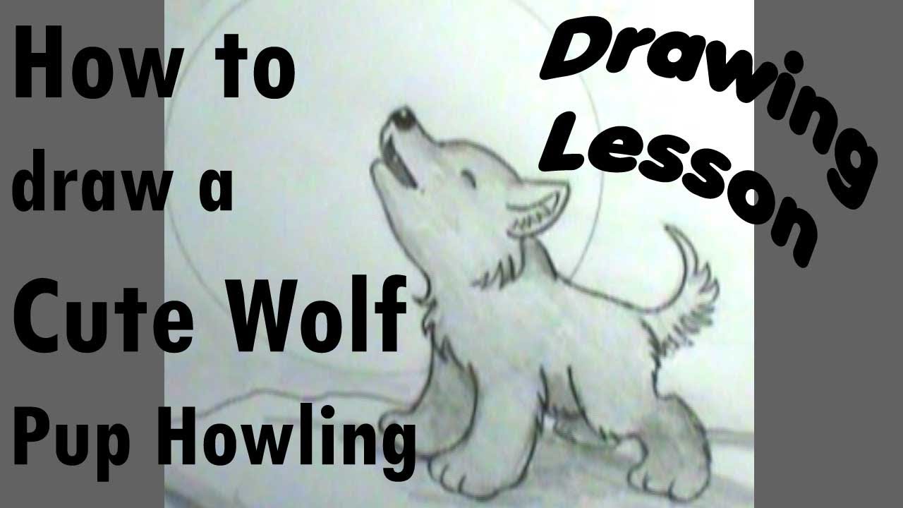 how to draw an anime wolf pup step by step