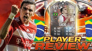 BETTER THAN TOTY VAN DIJK?! 😱91 TROPHY TITAN HERO LUCIO PLAYER REVIEW - FIFA 23 ULTIMATE TEAM