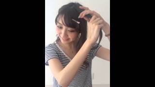 30秒でできちゃう！？簡単二重編み込みアレンジ　石津春花　C CHANNEL
