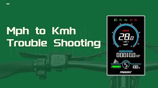 Boulevard F-2880 | How to Set MPH to KMH