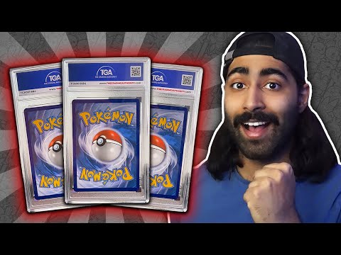 I GRADED MY POKEMON CARDS WITH TGA !!