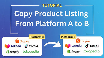 Copy Listings. Copy your Product Listings from Platform A to B in 1 Click!