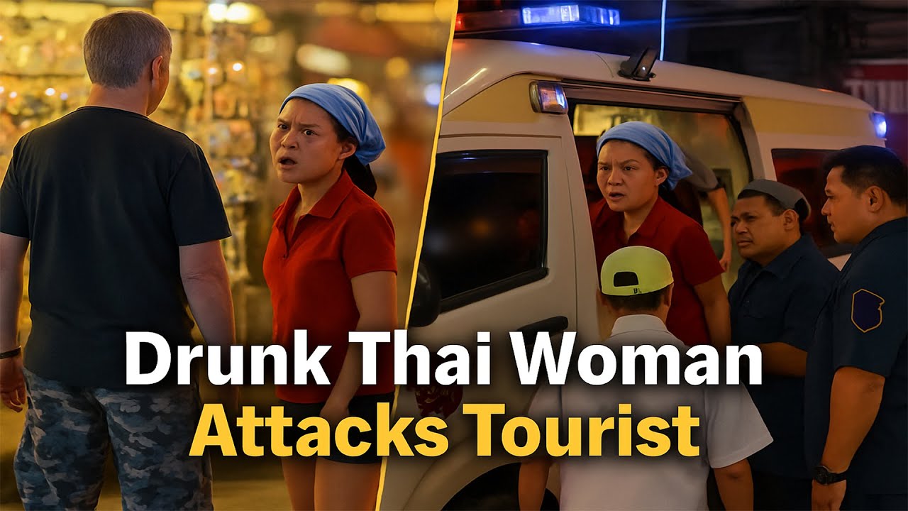 Drunk Thai Woman Attacks Tourist in Pattaya | 20 September 2025 - YouTube