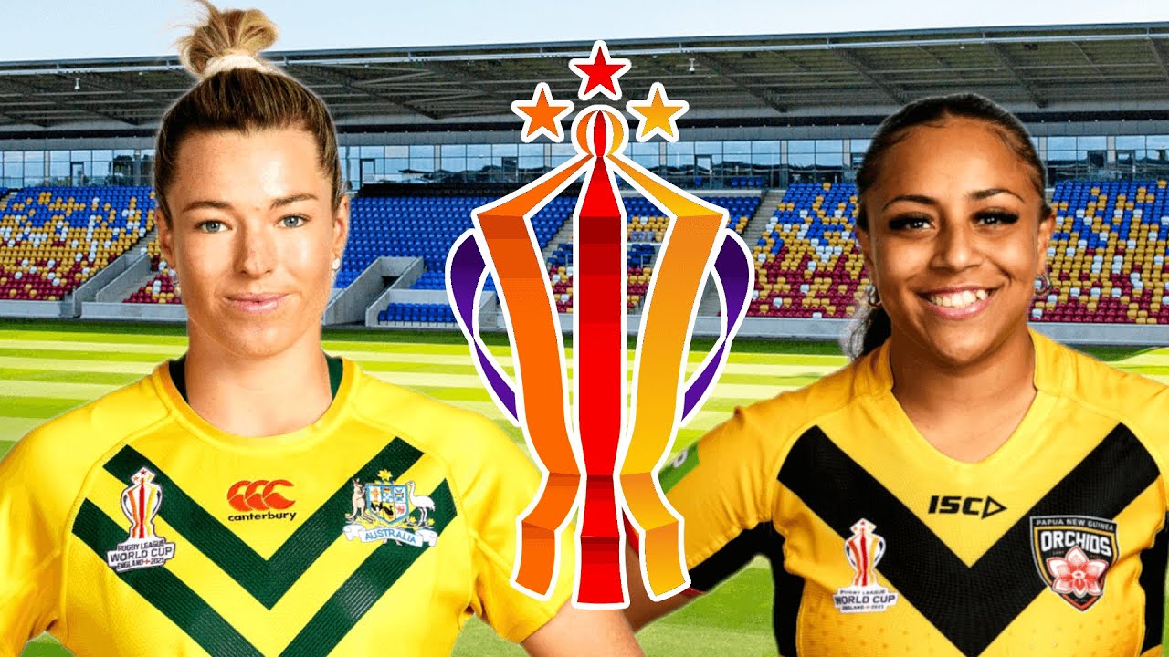 AUSTRALIA vs PAPUA NEW GUINEA Womens Rugby League World Cup 2022 Semi FINAL Live Commentary