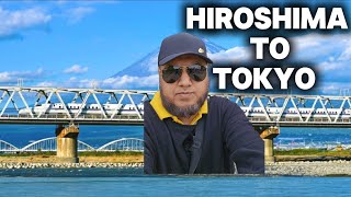 Hiroshima to Tokyo# nozomi Shinkensen #Bullet train# Japan train#japan #vlog #travelvlog