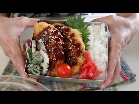 【お弁当作り】シンプルにこれがおいしい!鶏ささみのチキン勝つ弁当bento#766