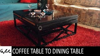 We have manufactured a coffee table that can be also transformed into a longer table for dining... SUBSCRIBE ▻ http://bit.ly/