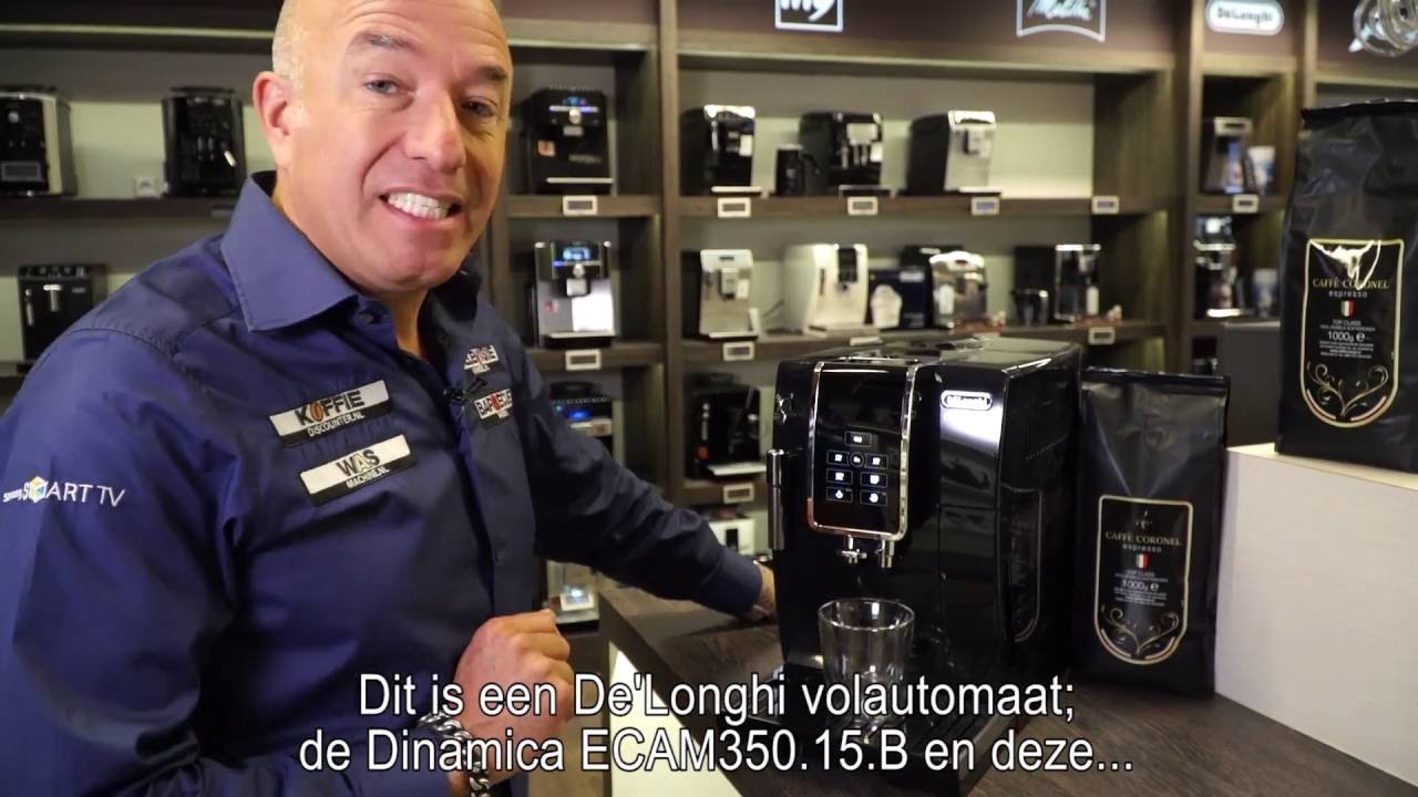 DeLonghi Dinamica ECAM 350.15.B - volautomaat: Review - YouTube