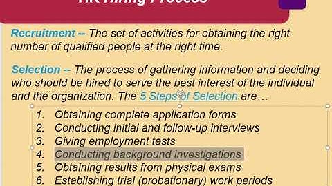 BUS 101 CH 11 Human Resource Management