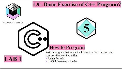 1.9 -- Write a c++ program that inputs the kilometres from the user & convert kilometres into miles.