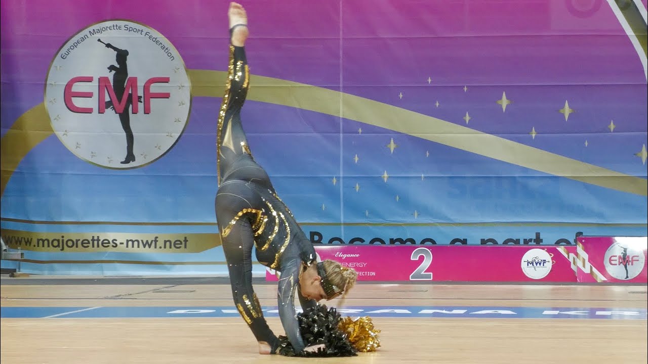 Majorettes NELLY Puchov  / solo pompon seniors,  Zadar 2023 Majorette World Championship