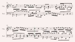 Sonata in A finale organ version