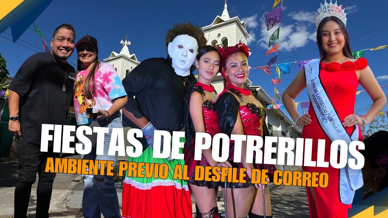 Iniciaron las fiestas patronales de Potrerillos,diversión en el ambiente previo al desfile de correo