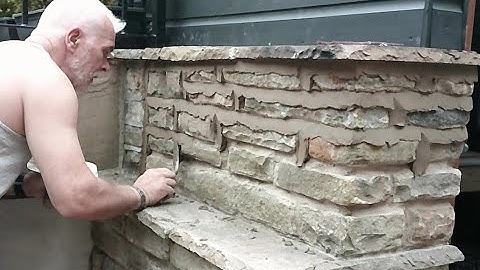 Weather Pointing stone wall. Couple of tips and tricks.