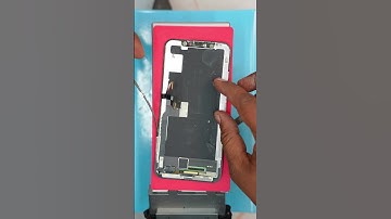 iPhone X display frame remove