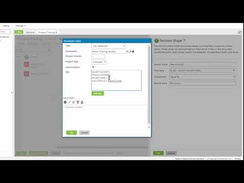 Add a decision shape to query the database and Test the decision lookup || Dell boomi training video